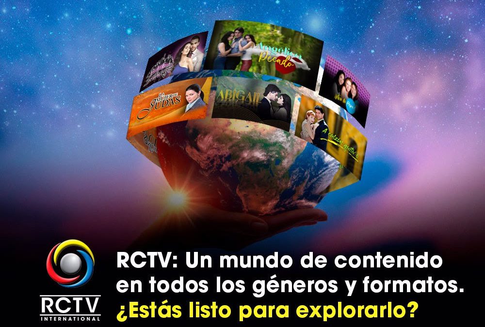RCTV: Un mundo de contenido en todos los géneros y formatos. ¿Estás listo para explorarlo?