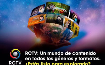 RCTV: Un mundo de contenido en todos los géneros y formatos. ¿Estás listo para explorarlo?